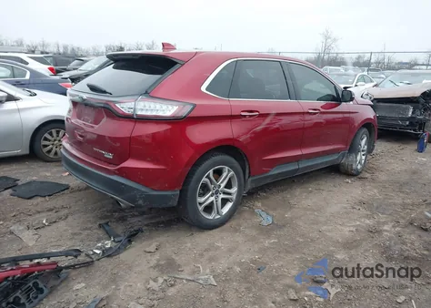 2017 Ford Edge Titanium from USA, damaged, VIN 2FMPK3K99HBB28653